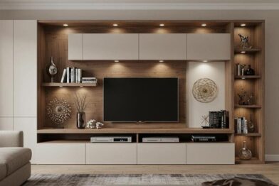 Painel para TV com Rack Integrado